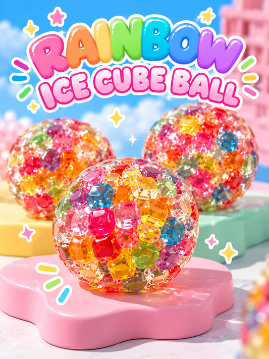 RAINBOW ICE CUBE BALL